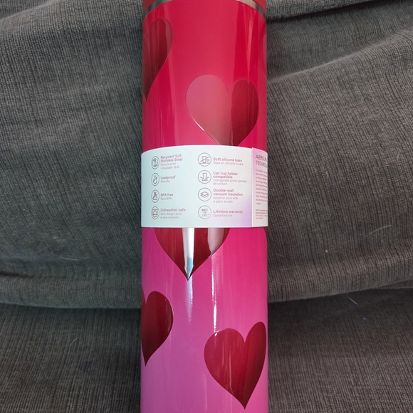 Stanley Pink Heart Fliptog Mug 16 Oz - Picture 2 of 4